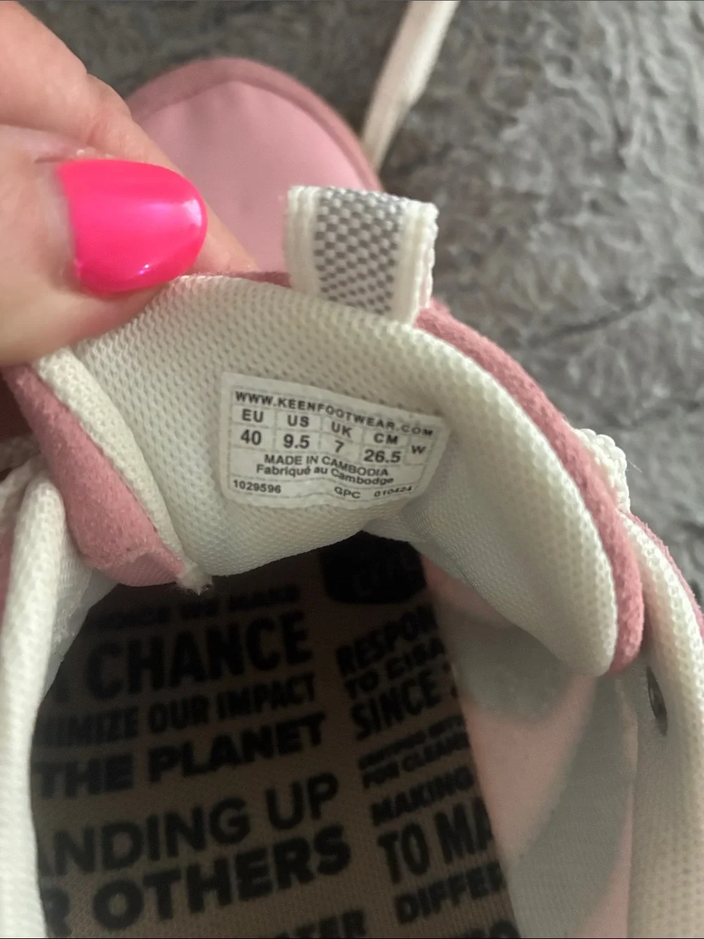 Keen Women's Pink Lace-Up Casual Sneakers